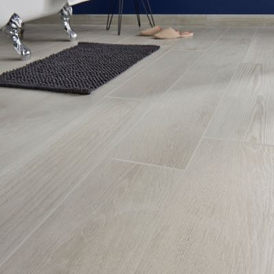 Carrelage sol blanc 20 x 80 cm Pine Wood