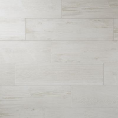 Carrelage sol blanc 20 x 80 cm Pine Wood