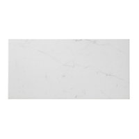 Carrelage sol blanc 30 x 60 cm Elegance Marble