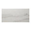 Carrelage sol blanc poli 37 x 75 cm Ultimate Marble