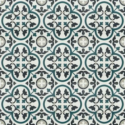 Carrelage sol effet carreaux de ciment Montaigne St-Etienne 20x20 cm - Reflex Boutique