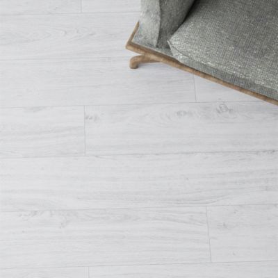 Carrelage sol et mur aspect bois blanc 20 x 120 cm Rustic Wood GoodHome
