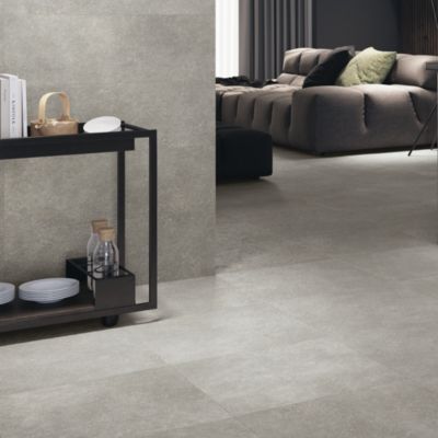 Carrelage sol et mur Asphalt Fume 60 x 60 cm