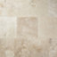 Carrelage sol et mur beige 40 x 40 cm Travertino pierre naturelle