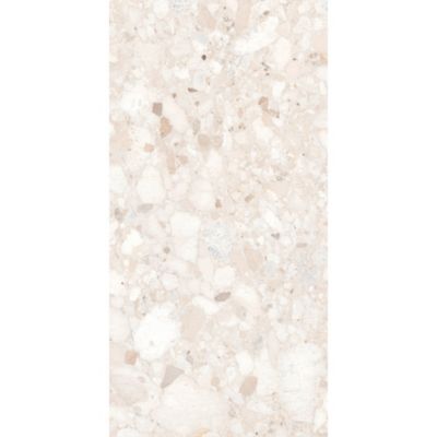Carrelage sol et mur beige mat Breccia 60 x 120 cm