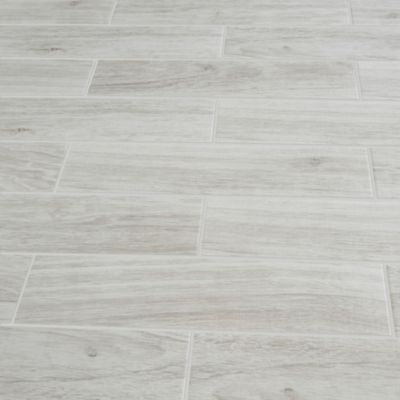 Carrelage sol et mur blanc 15x60cm Wychwood