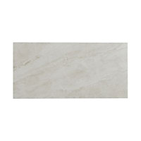 Carrelage sol et mur blanc 31 x 61,8 cm Pietrabella (vendu au carton)