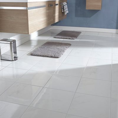 Carrelage Sol Et Mur Blanc 33 X 33 Cm Carrara Castorama