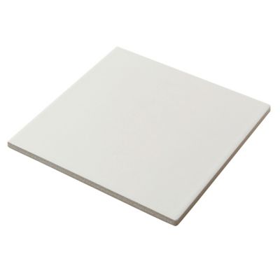 Carrelage sol et mur blanc L.20 x l.20 cm x ép.8,2 mm, Konkrete