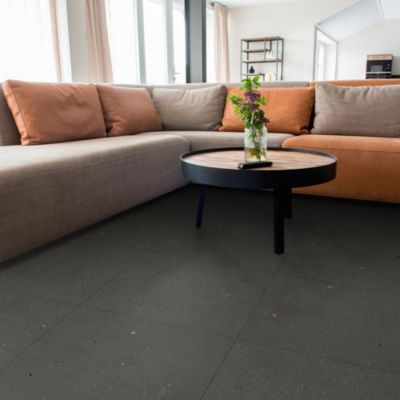 Carrelage sol et mur Cosmos Anthracite 60 x 60 cm