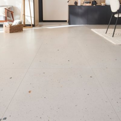 Carrelage sol et mur Cosmos blanc 60 x 60 cm