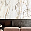 Carrelage sol et mur doré brillant Prestige 90 x 180 cm