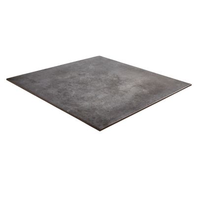 Carrelage sol et mur effet béton anthracite L.61,6 x l.61,6 cm x ép.8,5 mm, Konkrete