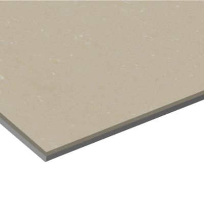 Carrelage sol et mur effet marbre beige brillant L.60 x l.60 cm x ép.8 mm, Musetta