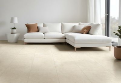 Carrelage sol et mur effet pierre de provence beige L.34 x l.34 cm x ép.7 mm, Série Provence