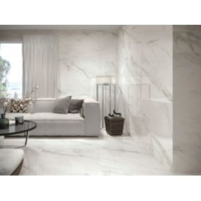 Carrelage sol et mur GREAT pulido blanc 80 x 80 cm