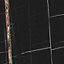 Carrelage sol et mur grès cérame marbre noir poli poli 60 x 60 cm Sahara