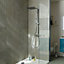 Carrelage sol et mur gris clair effet pierre 30 x 60 cm Pioggia