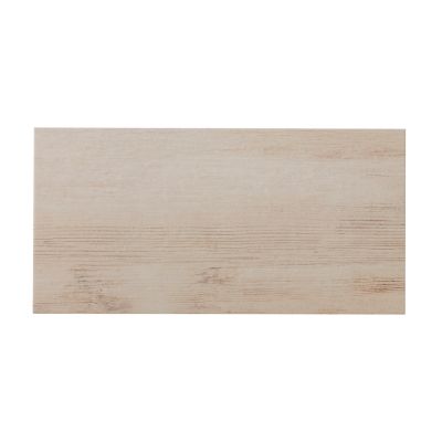 Carrelage sol et mur intérieur beige effet bois brut L.60 x l.30 cm x ép.8,7 mm, Norwegio