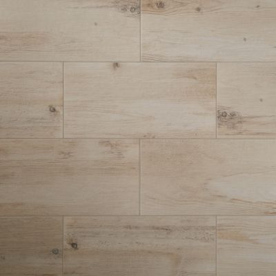 Carrelage sol et mur intérieur beige effet bois brut L.60 x l.30 cm x ép.8,7 mm, Norwegio