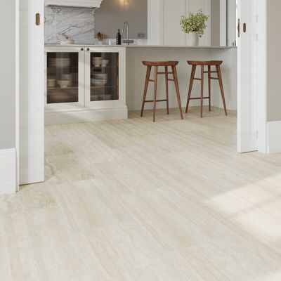 Carrelage sol et mur intérieur beige effet pierre L.59,5 x l.29,5 cm x ép.8,7 mm, Kyat