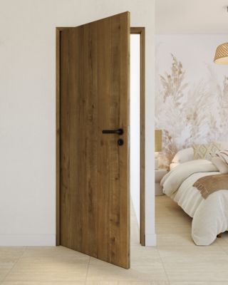 Carrelage sol et mur intérieur beige effet pierre L.59,5 x l.59,5 cm x ép.9,5 mm, Kyat
