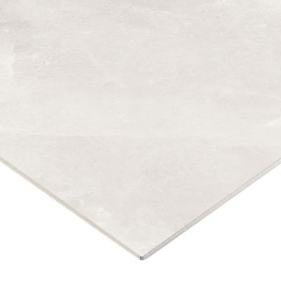 Carrelage sol et mur intérieur blanc effet pierre L.60 x l.60 cm x ép.7,4 mm, Himalaya