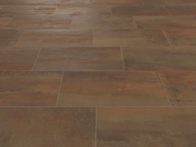 Carrelage sol et mur intérieur effet béton oxydé mat L.60 x l.30 cm x ép.8,7 mm, Ruano