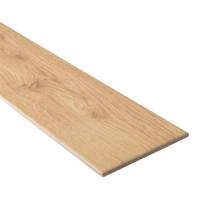Carrelage sol et mur intérieur effet bois brut beige L.15 x l.90 cm x ép.9 mm, Lulea