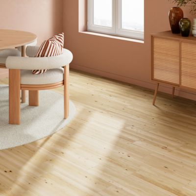 Carrelage sol et mur intérieur effet bois brut beige L.60 x l.15 cm x ép.7,4 mm, Basilio Guigliano