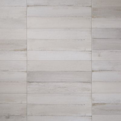 Carrelage sol et mur intérieur effet bois brut gris clair L.60 x l.30 cm x ép.8,7 mm, Norwegio