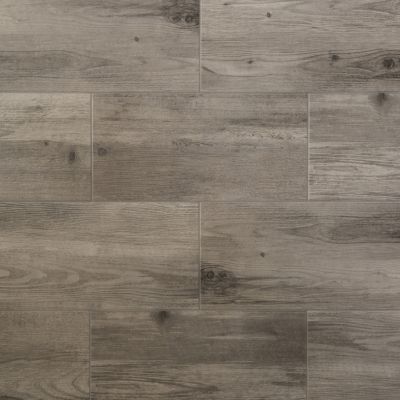 Carrelage sol et mur intérieur effet bois brut gris L.60 x l.30 cm x ép.8,7 mm, Norwegio