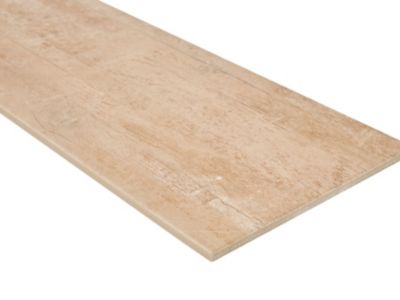 Carrelage sol et mur intérieur effet bois brut L.120 x l.23 cm x ép.9,7 mm, Endor