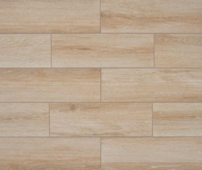 Carrelage sol et mur intérieur effet bois brut L.61,5 x l.20,5 cm x ép.9 mm, Nicole