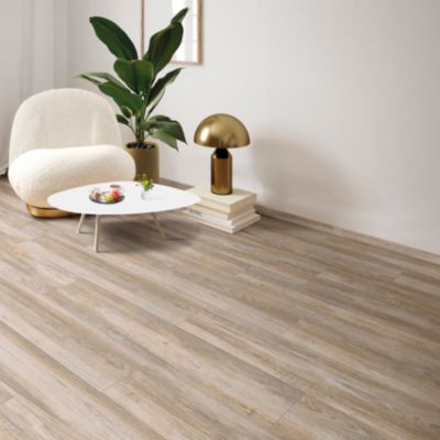 Carrelage sol et mur intérieur effet bois brut mat L.120 x l.20 cm x ép.9 mm, Kyra Betulla