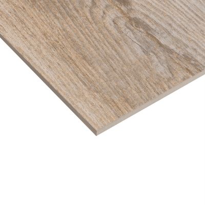Carrelage sol et mur intérieur effet bois brut mat L.120 x l.20 cm x ép.9 mm, Kyra Betulla