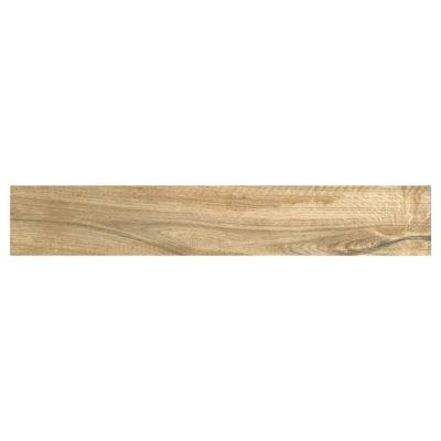 Carrelage sol et mur intérieur effet bois brut mat L.90 x l.15 cm, Woodland