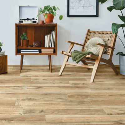Carrelage sol et mur intérieur effet bois brut mat L.90 x l.15 cm, Woodland