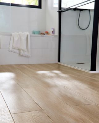 Carrelage sol et mur intérieur effet bois clair L.120 x l.20 cm x ép.9 mm, Urbanwood haya