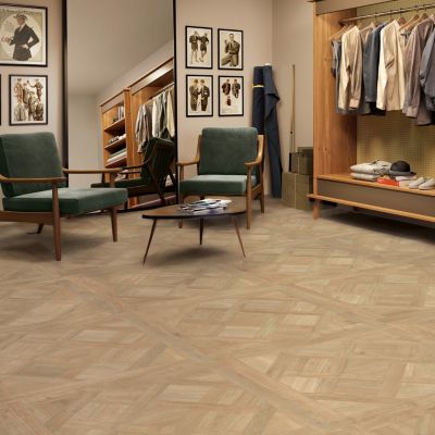 Carrelage sol et mur intérieur effet bois L.90 x l.90 cm x ép.9 mm, Versailles