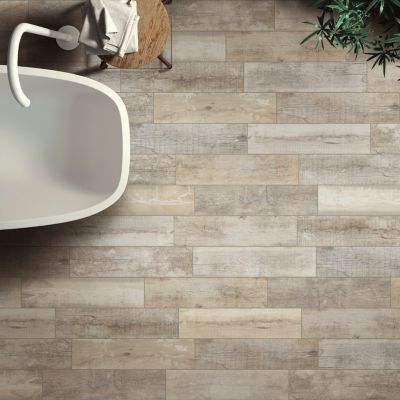 Carrelage sol et mur intérieur effet bois naturel L.60 x l.15 cm x ép.8 mm, Julyo