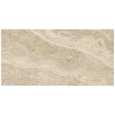 Carrelage sol et mur intérieur effet pierre beige L.120 x l.60 cm x ép.9 mm, Siena