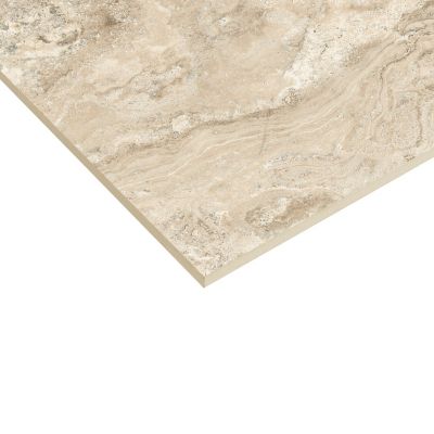 Carrelage sol et mur intérieur effet pierre beige L.120 x l.60 cm x ép.9 mm, Siena