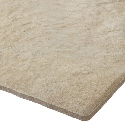 Carrelage sol et mur intérieur effet pierre ivoire mat L.30 x l.30 cm x ép.9 mm, Sunstone