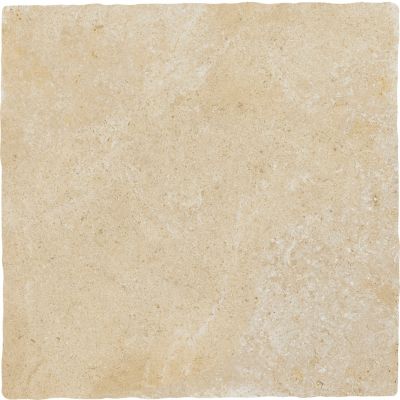 Carrelage sol et mur intérieur effet pierre ivoire mat L.50 x l.50 cm x ép.9 mm, Sunstone