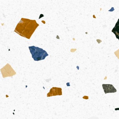 Carrelage sol et mur intérieur effet terrazzo L.60 x l.60 cm x ép.10 mm, Neotech Terazo