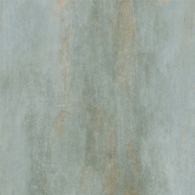 Carrelage sol et mur intérieur en grès cérame émaillé effet béton vert sauge mat L.60 x l.60 cm x ép.7,4 mm, Upper