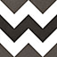 Carrelage sol et mur intérieur Glamour effet carreau de ciment décor noir L. 20 x l. 20 cm x Ep. 7,4 mm