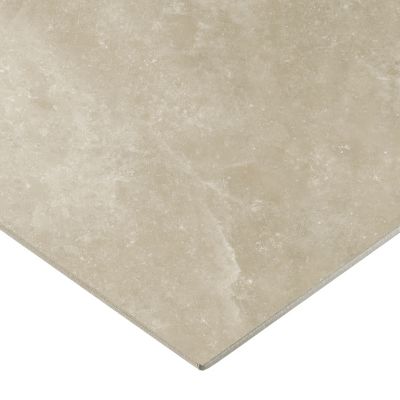 Carrelage sol et mur intérieur grège effet pierre L.60 x l.60 cm x ép.7,4 mm, Himalaya