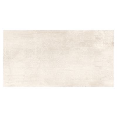 Carrelage sol et mur intérieur grès cérame blanc effet pierre l.30 x L.60 cm, Dourtio
